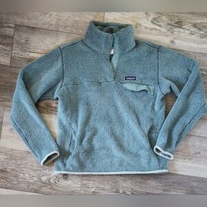 Patagonia Women's Re-Tool Snap-T Pullover Sweatshirt- Dusk Blue